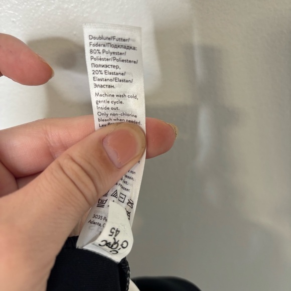 Spanx - Faux Leather Stripe Legging in Very Black/White 20187R women’s Small - Picture 9 of 10